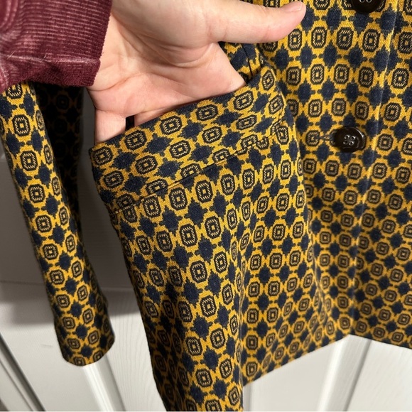 CAbi Kensington Proper Standout Jacket, knit blazer, size small, geometric - Picture 7 of 12